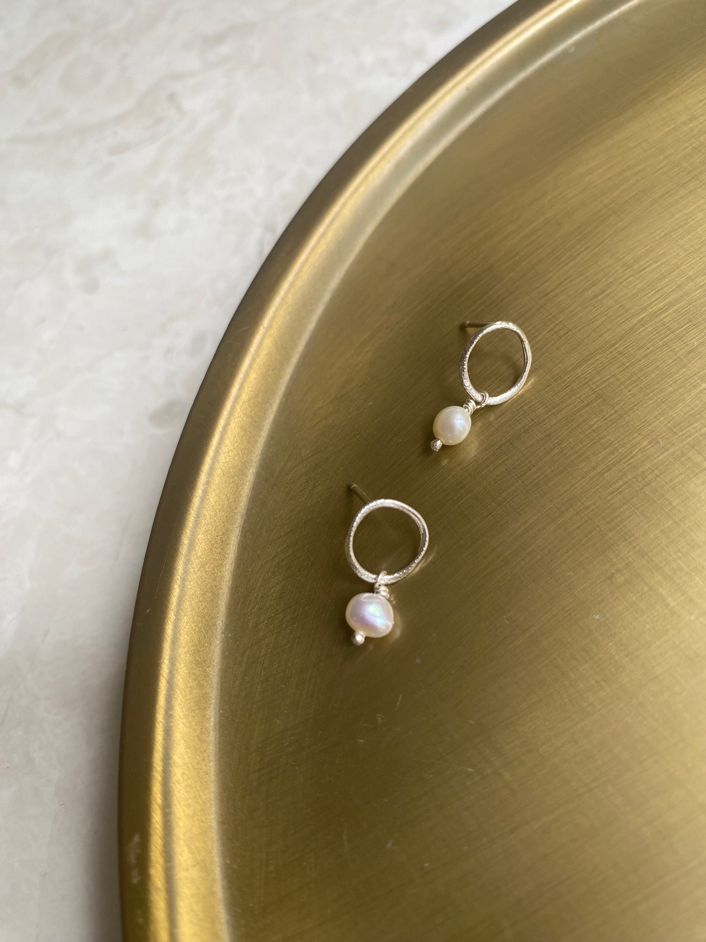 Flux Pearl Mini Earrings