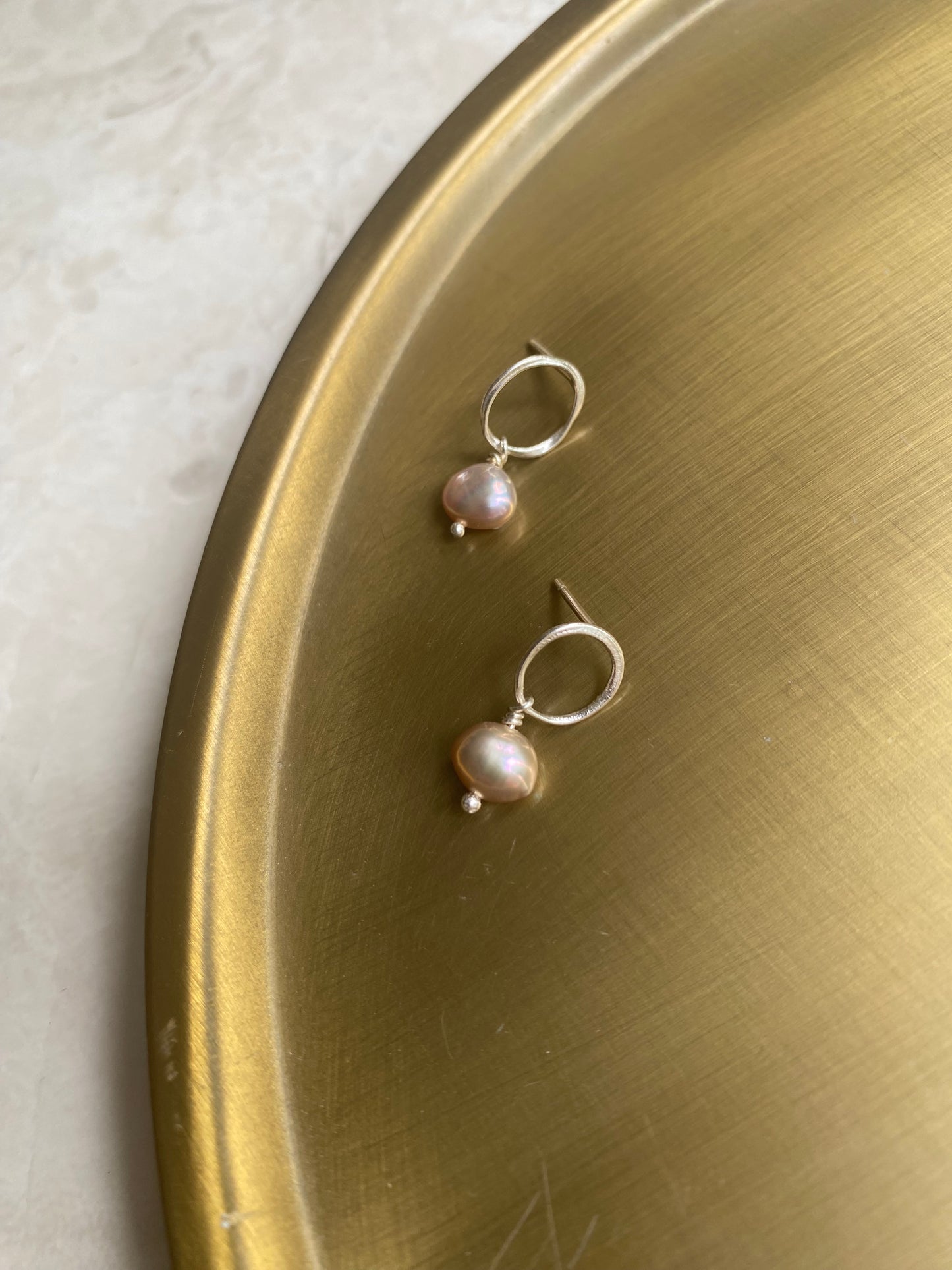 Flux Pearl Mini Earrings