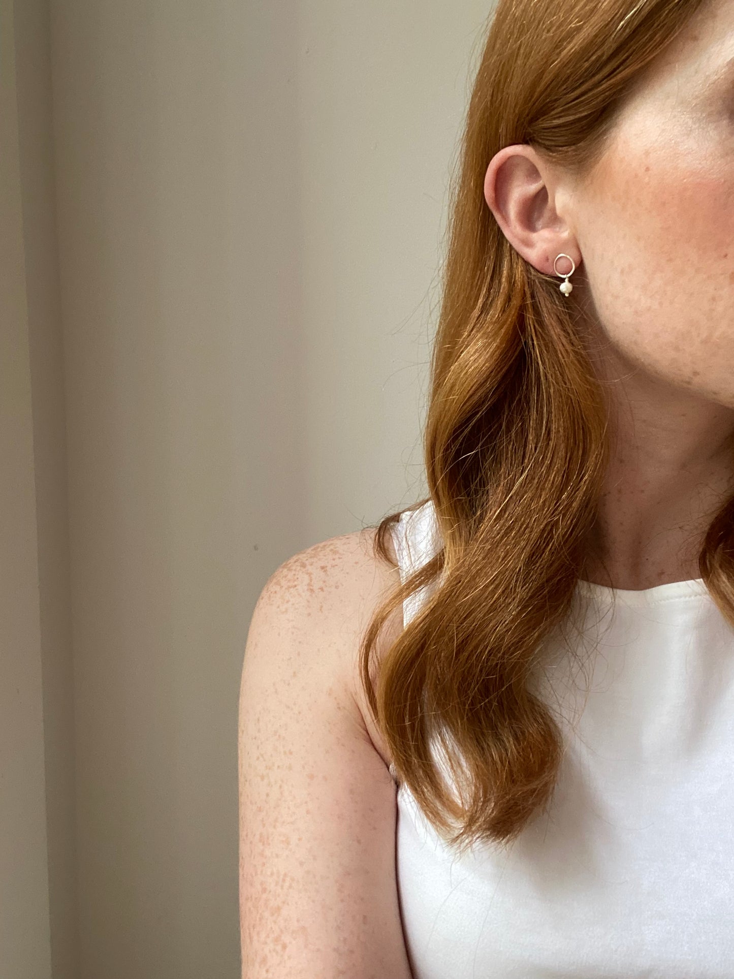 Flux Pearl Mini Earrings