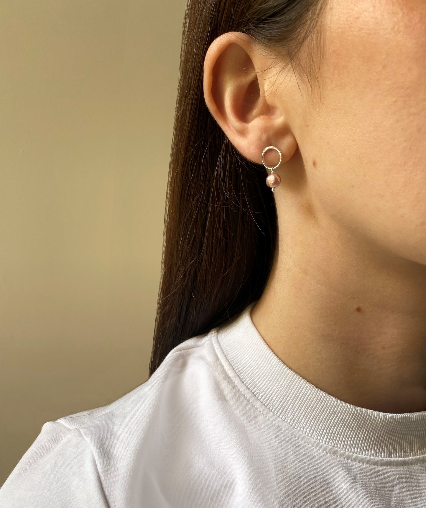 Flux Pearl Mini Earrings