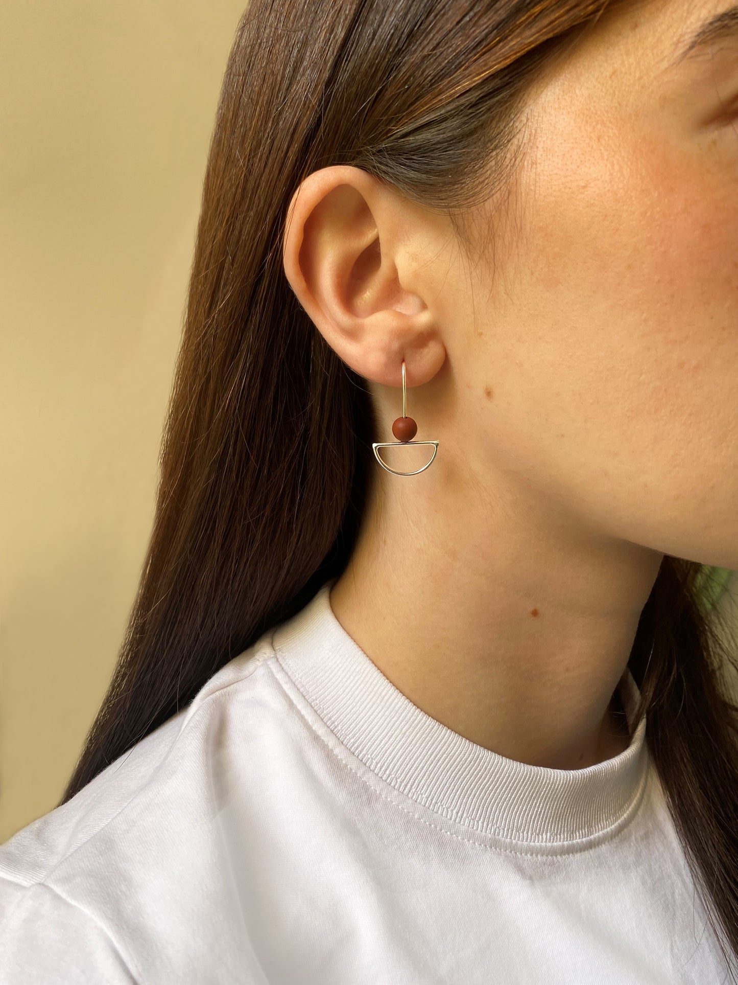 Marble Threader Earrings